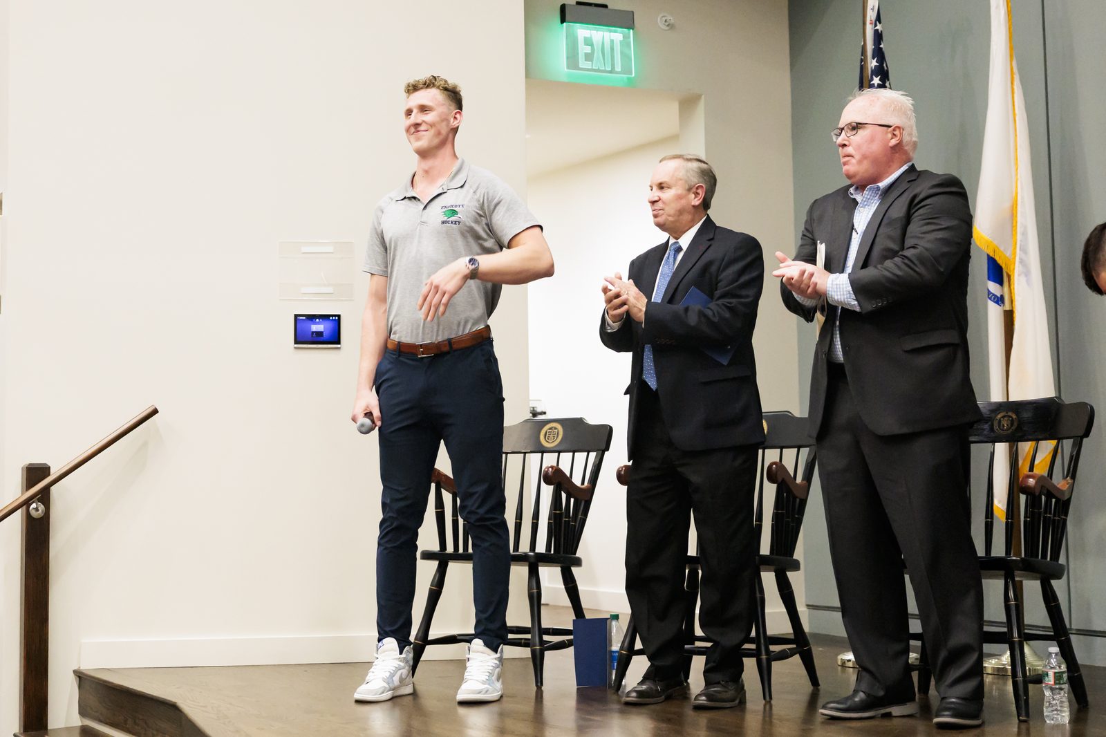 Jack speaking at a corporate event